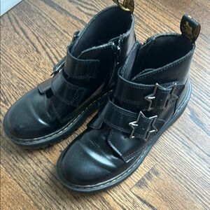 Kids Black Star Boots